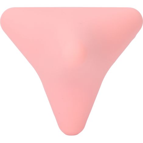Balle de massage en silicone rose pour soulager la douleur, détendre les muscles et les fascias des mains. (1/5)