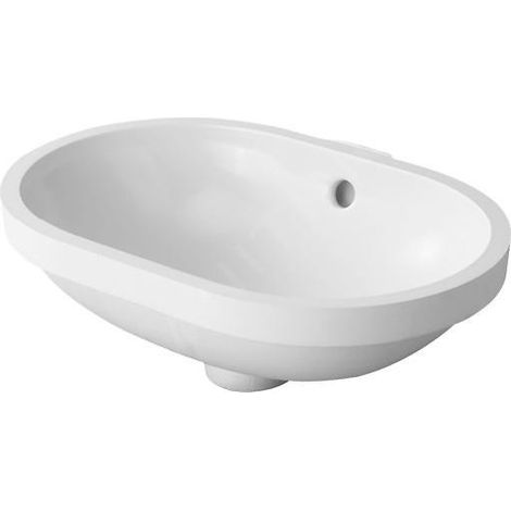 Duravit BathroomFoster - Vasque à encastrer, 430x280 mm, blanc alpin 0336430000 (1/3)