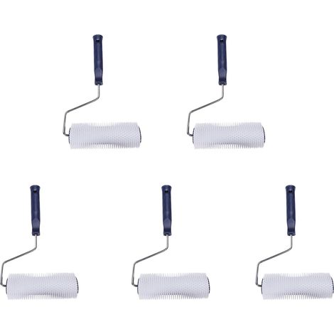 5pièces 7 Pouce en Plastique PoignÉE Spiked Roller (1/5)