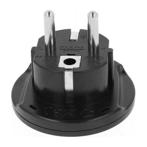 Convertitore Adattatore Viaggio Da Spina Schuko 16A A Presa UK USA AUS CN Colore Nero Max 2300W