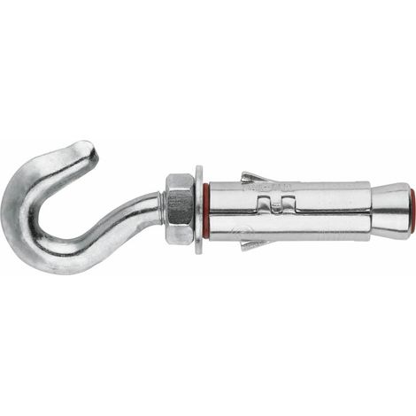 Anclaje antirrotación para cargas pesadas - Gancho - Zincado M16 x 90 Ø24 - Caja de 10 (1/2)
