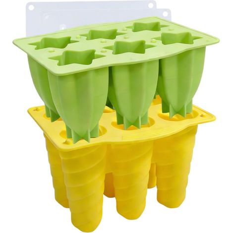 IJsvorm, Set bestehend aus 2 Gerichten, mit 6 Schüsseln, serviert für Desserts in Ijsjes, ideal für Ouders, Kinder in Gerichten, serviert für Vruchtensap, Joghurt, Thuis, auf dem Campingplatz und währ