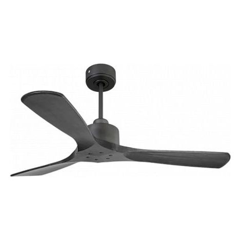 Modulo Slim de Klassfan - Ventilateur de plafond et destratificateur moteur DC basalte et bois noir 25 à 40 m²