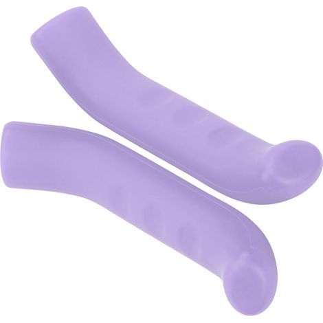Protection de levier de frein en gel de silice, housse de protection pour levier de frein, violet (1/5)