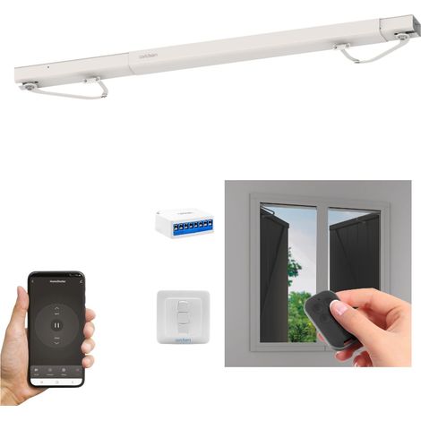 Motorisation connectée pour volet battant Avidsen Home Open W + 1 interrupteur filaire