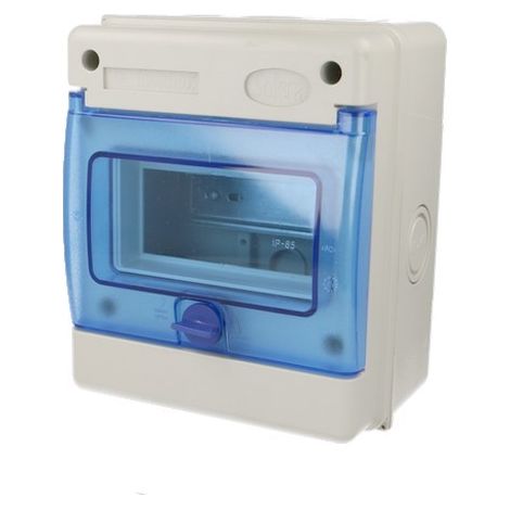 Coffret électrique étanche 6 modules IP65 (1/4)