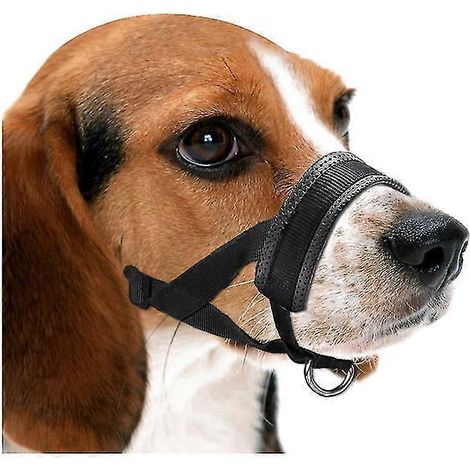 Sanfter Maulkorb für Hunde – verhindert Beißen und unerwünschtes Kauen-XL