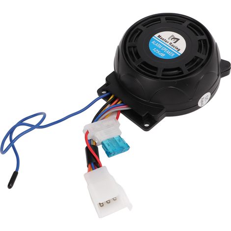 Alarme Moto Antivol Noir avec Double Télécommande Sirène Audible 12V (1/5)