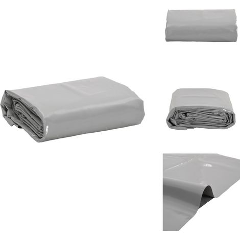 Abdeckplane Grau 4x6 m 600 g/m² - Abdeckplane - Plane - Planen - Wasserdichte Plane - Wetterfeste Plane (1/5)