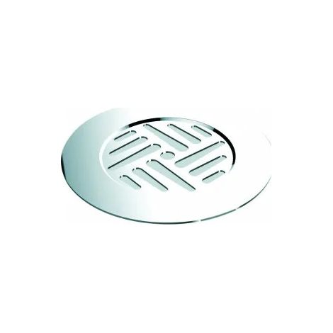 Valentin – Grille marguerite 85 mm – Accessoire pour siphon – Pour salles de bain et douches – Finition chromée