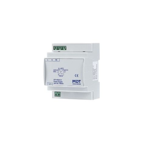 MDT technologies Spannungsversorgung 4TE REG,750mA,24VDC SELV STV-0024.01
