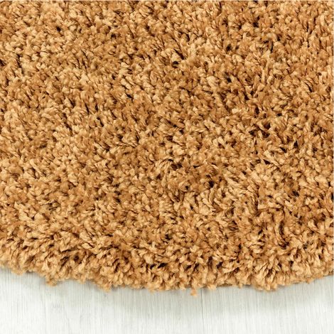 Tapis shaggy uni rond Gadol Or Ø 200 (1/5)