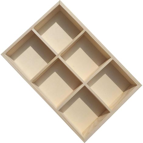 7 Pièces Boîte à Compartiments pour Peinture Rangement Pigment et Outils Structure Épaisse Fuite pour Matériel Artistique (1/5)