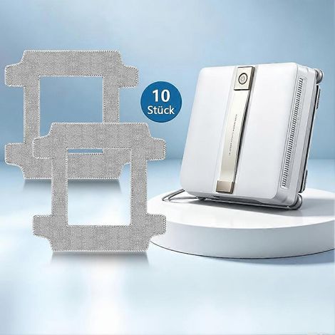 Chiffons de nettoyage en microfibre en feuille, adaptés au robot de nettoyage de vitres MOVA N1, tampons de rechange lavables et réutilisables. (1/4)