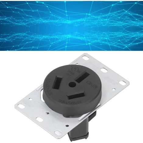 Prise électrique américaine 3 trous 50A 125/250V NEMA 10-50R pour usage domestique (1/5)
