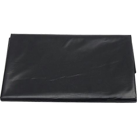 Bâche noire en polyéthylène pour bassin, bâche multifonctionnelle pour usage domestique, convient aux piscines, bassins et fontaines, dimensions 10 pieds x 15 pieds. (1/5)