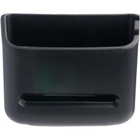 Boîte de rangement universelle pour voiture, fixation sur grille d'aération, boîte de rangement simple noire (1/5)