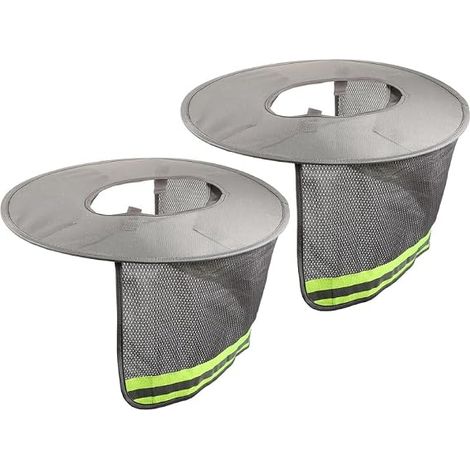 Reflective Sun Visor Hat Cover for Construction Helmet Neck Protection Lightweight Breathable Wide Brim for Outdoor Work Gardening Cycling (1/5)