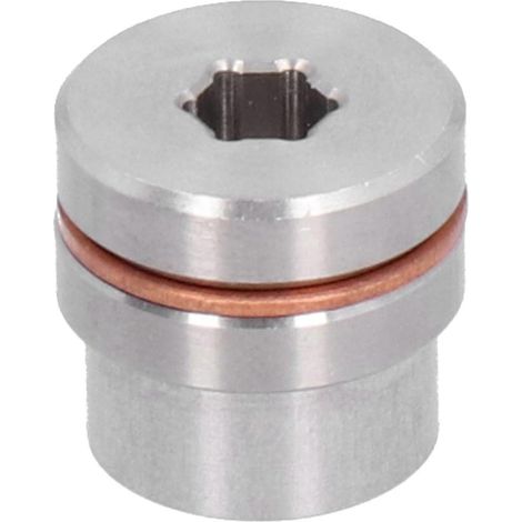 Bouchon hexagonal pour sonde lambda O2 avec écrou M12x1,25 antirouille, accessoire automobile universel (1/4)