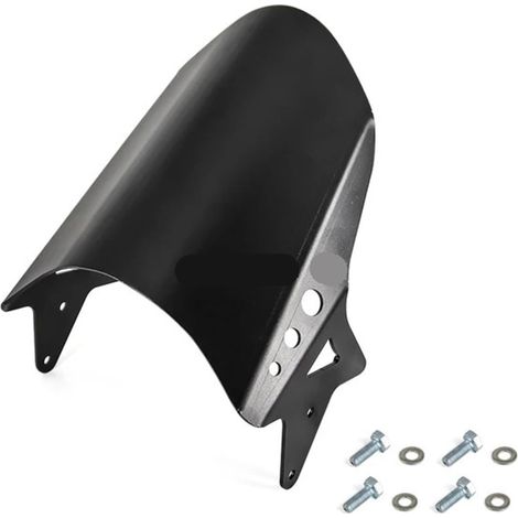 Motorrad für XSR900 XSR900 2015-2020 2019 2018 Windschutzscheibe Windschutzscheibenabdeckung Aluminiumlegierung Windschutzscheibe Deflectore (Schwarz)