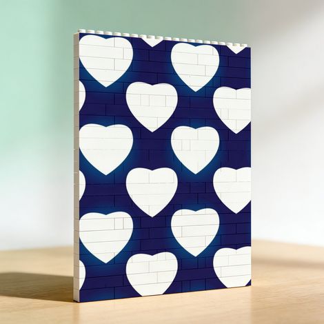 Blocs de construction de la Saint-Valentin colorés : décoration unique pour embellir votre intérieur (1/5)