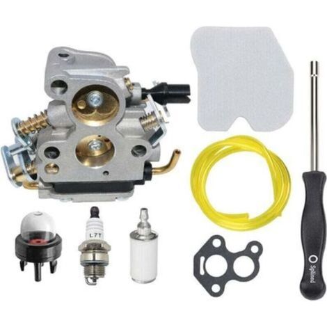 Carburatore con filtro aria, filtro carburante, XU, per motosega Husqvarna 235 235E 236 236E 240 240E - (1/4)