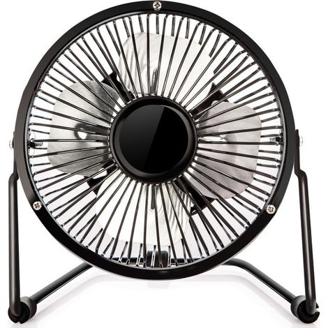 Ventilatore da tavolo silenzioso USB con rotazione a 360° e 2 velocità. Mini ventilatore elettrico per raffreddamento dell'aria, ideale per casa, ufficio, camera da letto, viaggi e campeggio, 10 cm, c (1/5)