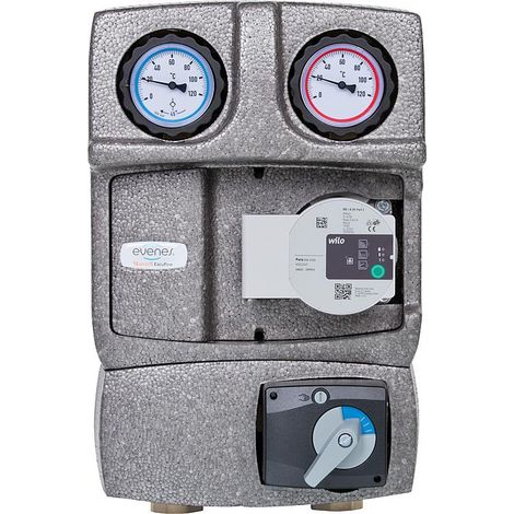 Heizkreisset Easyflow DN 25 3-Wege-Mischer Stellmotor Wilo Yonos Para 25-6 (1/2)