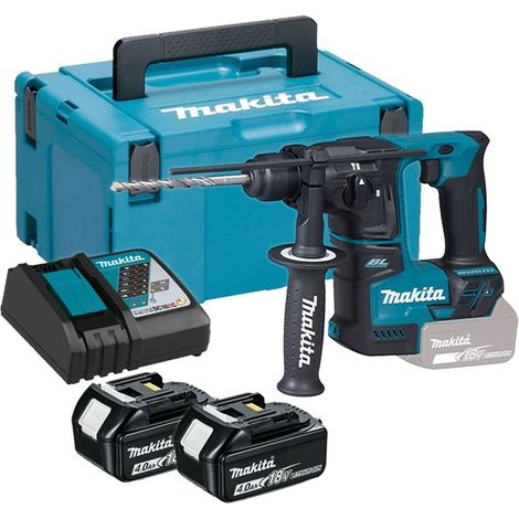 Makita DHR171RMJ 18V Cordless Brushless SDS Plus Rotary Hammer Drill - 2 x 4.0ah