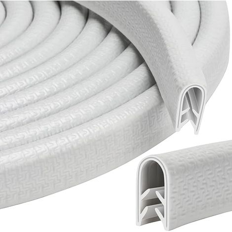 Joint Protection pour Bord de Tole Plage de Serrage 3-4mm la Plupart des Voitures Traitement de la Tôle Construction Navale Artisanat Ménage Blanc 4mm (1/5)