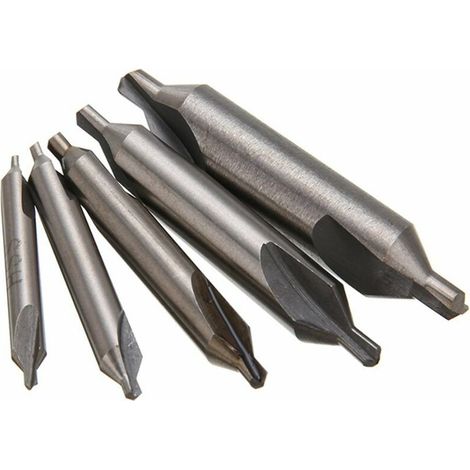Foret à Centrer Foret à Deux Extrémités 1.5/2.0/2.5/3.0/4.0mm Guazhuni 5pcs (1/5)