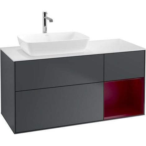 Villeroy & Boch F811HBHG Meuble sous-lavabo Finion F81 (1/2)