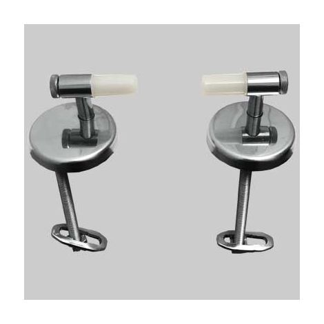 COPPIA CERNIERA ALFA UNIVERSALE REGOLABILE BASCULANTE  Cromata     MADE IN ITALY