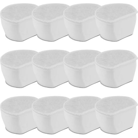 12 pièces filtres multicouches pour fontaine à chat, anti-poils et impuretés, accessoire propre (1/4)
