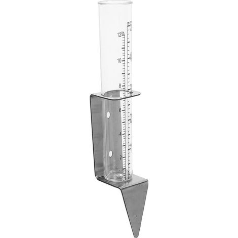 Outdoor Regenmesser mit Edelstahlhalterung Grosser (1/5)