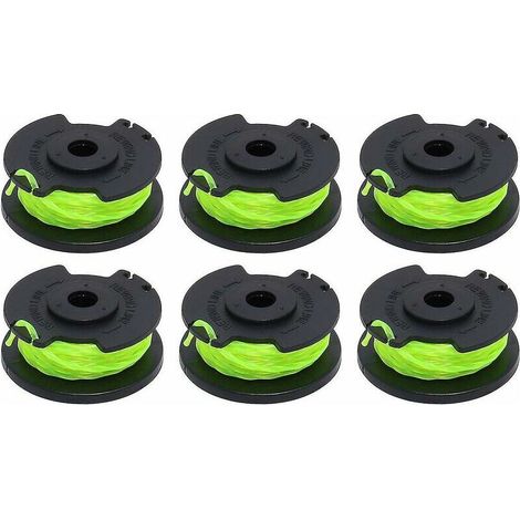 Accessoire pour débroussailleuse Lot de 6 bobines de rechange pour coupe-bordures Rac143 compatible Ryobi 36 V (1/4)