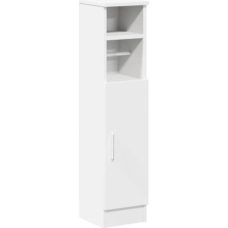 Maison Exclusive - Badezimmerschrank mit Rollenhalter Weiß 20,5x2