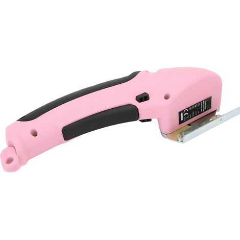 Akku-Elektroschere mit 240 U/min, wiederaufladbarer tragbarer Stoffschneider für Teppiche, Schwämme, Pink – Manuelles Schneidewerkzeug (1/5)