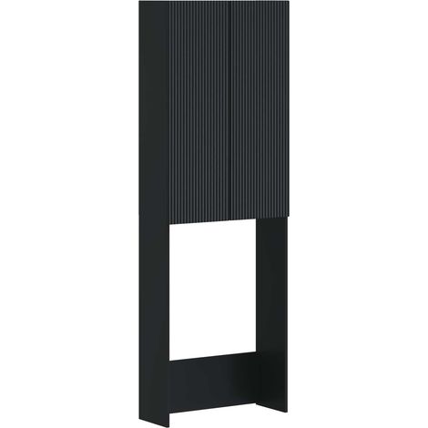 Mueble de baño ARNHEM Negro 66 x 25,5 x 190 cm vidaXL (1/5)