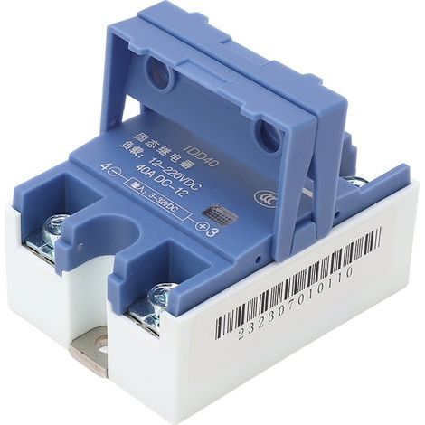 DC to single-phase solid-state relay, DC3-32V contactless input, DC12-220V 40A output module (1/5)