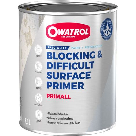Owatrol Primall Blocking Primer for Difficult Surfaces - 2.5 Litre