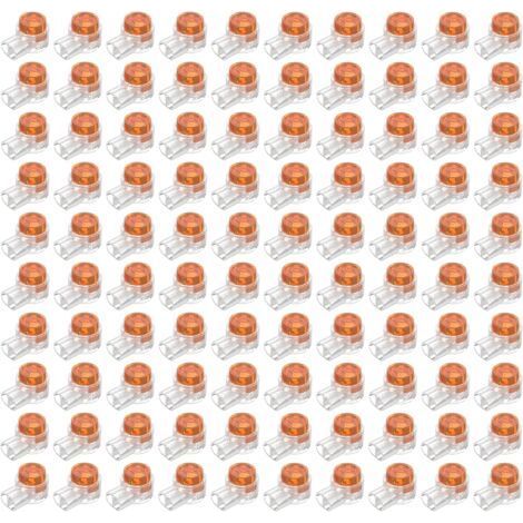 100pcs Waterproof Connectors, Resin-Filled Cable Connectors, Cable Ties for Garden & Outdoor Use, Robotic Lawn Mower (1/5)