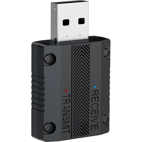 Adaptateur Bluetooth 5.3, récepteur de voiture, diffusion/transmission deux en un, sortie/entrée AUX. (1/5)