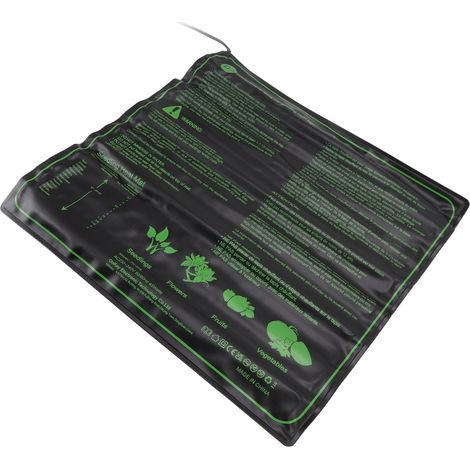 Tapis chauffant pour semis, 6 réglages de température, étanche, pour la culture de fleurs et de gazon, prise UE 220-240 V (1/5)
