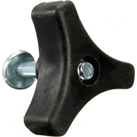 (5×2×2cm)Écrou à poignée triangulaire, boulon de fixation à main, boulon de remplacement pour tondeuse à gazon (1/4)