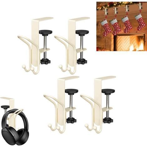 Christmas Stocking Hooks, Adjustable Garland Hangers, Christmas Hanger Hooks, Decorative Hooks (1/5)