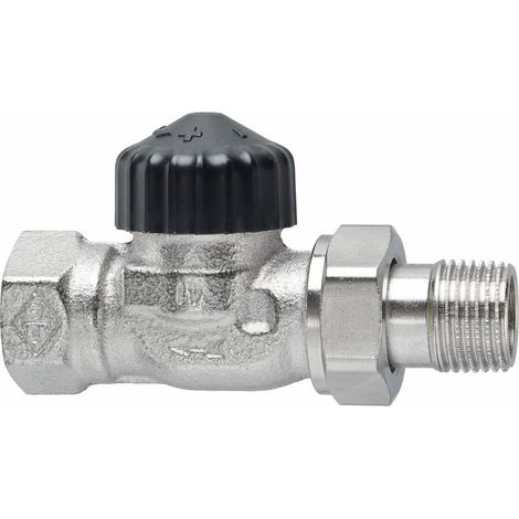 IMI Heimeier Pièce inférieure de tête thermostatique sens d'écoulement inversé, passage 3/8 (1/2)