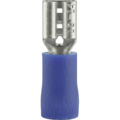 Vogt Verbindungstechnik 3904 Flachsteckhülse  Steckbreite: 4.8 mm Steckdicke: 0.5 mm 180 ° Teilisoli
