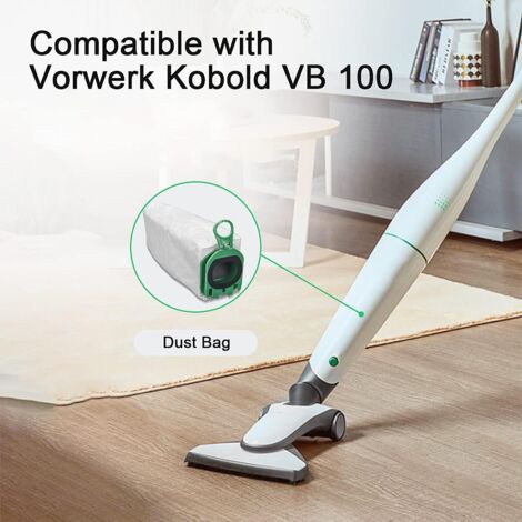 Sacs aspirateur compatibles Vorwerk Kobold VB100, 10 pièces, haute qualité (1/4)