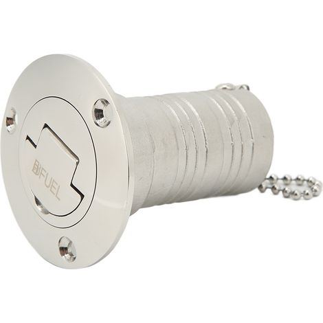 Betankungsanschluss für Schiffsdecks mit schlüssellosem Stecker, aus hochglanzpoliertem Edelstahl, geeignet für Schiffe, Yachten, Wohnmobile usw. (1/5)